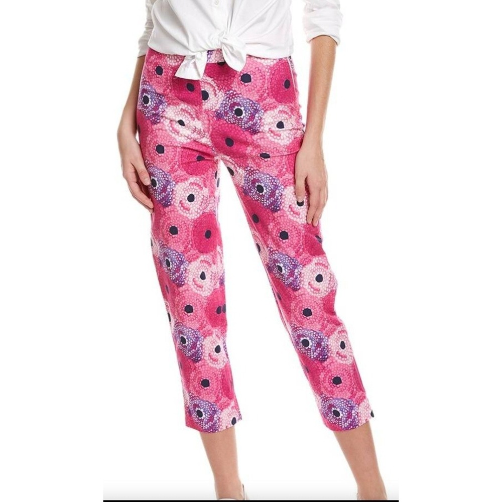 Frances Valentine Lucy Ankle Pant Sz 16  Floral Cottagecore Boho Stretch